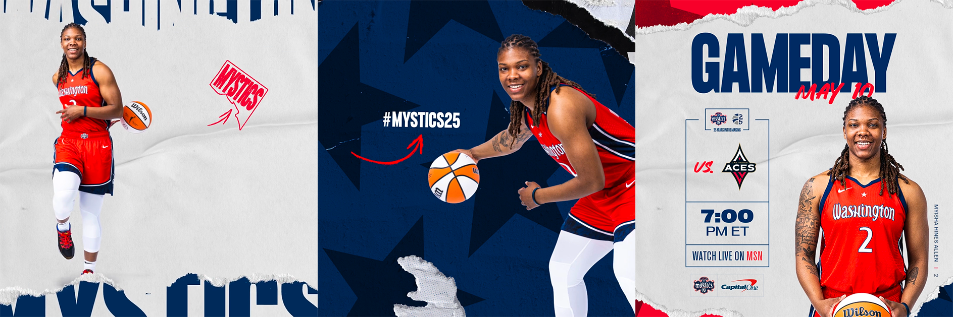 WNBA Washington Mystics Myisha Hines Allen