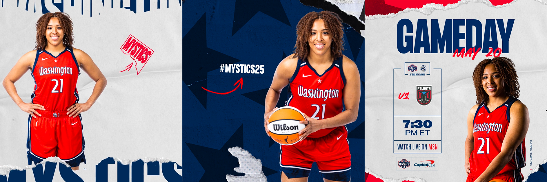WNBA Washington Mystics Tianna Hawkins